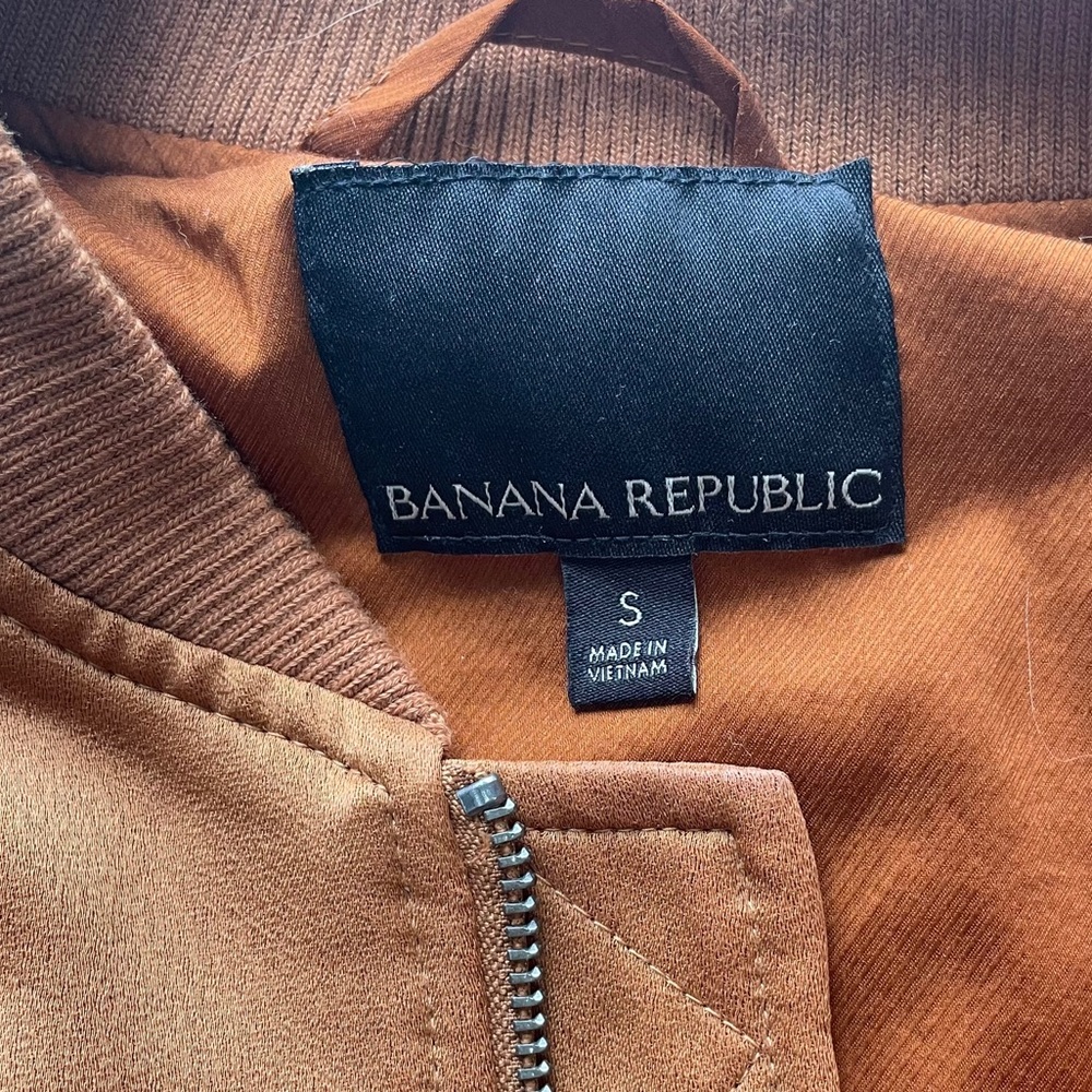Banana Republic Satin Bomber Jacket - Picture 2 of 8